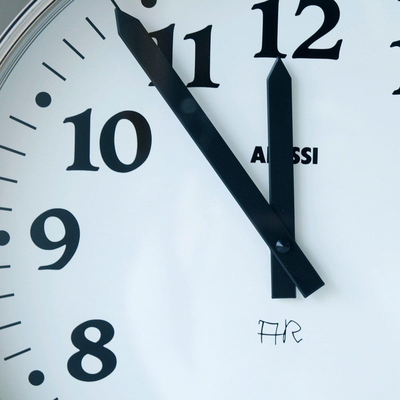 アレッシィ◇ALESSI 11 ◇Alessi Momento Clock アナログ 掛け時計