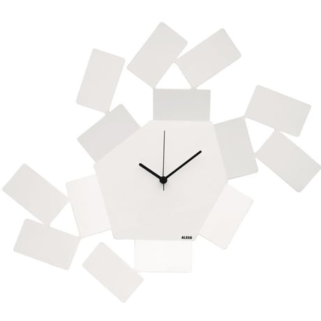 アレッシィ◆ALESSI MT19 W ◆La Stanza dello Scirocco アナログ 掛け時計/ホワイト◆マリオ・トリマルキ