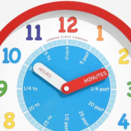 ロンドンクロック◆LONDON CLOCK 24183◆子供向けの壁掛け時計◆クォーツムーブメント