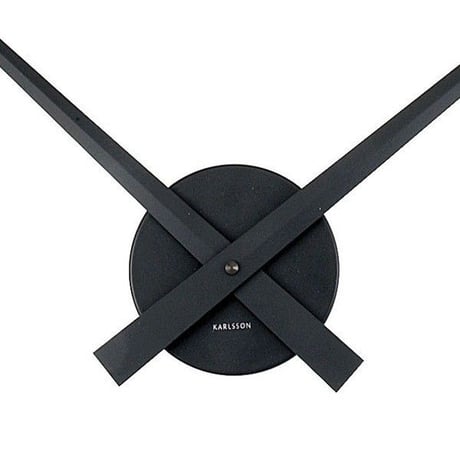 カールソン◆KARLSSON  KA450050◆ロングハンズクロック(黒 88cm)◆Karlsson Little Big Time Clock