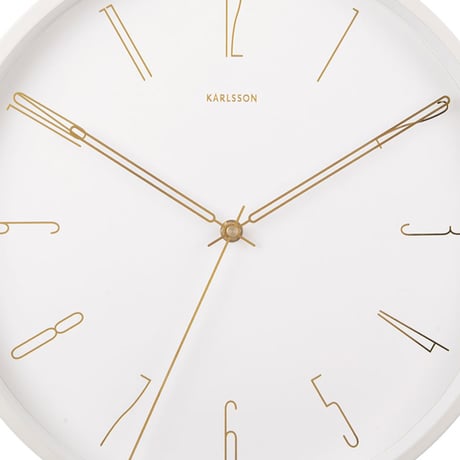 カールソン◆KARLSSON KA5898WH◆オフィスクロック(ホワイト)◆直径35cm