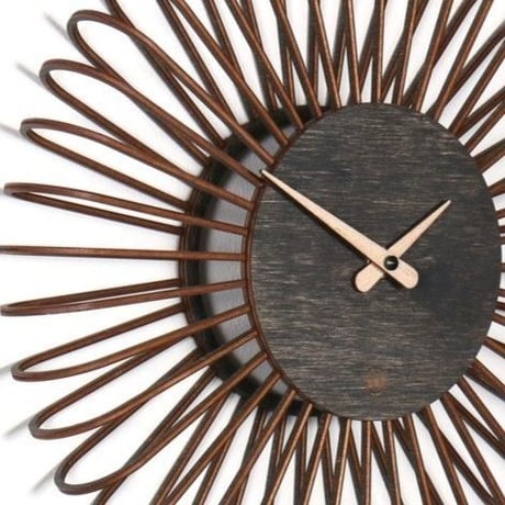 FARBFLUT DESIGN◆CIRCULO サーキュロS◆デザイナーの壁掛け時計◆33 cm◆ブラック
