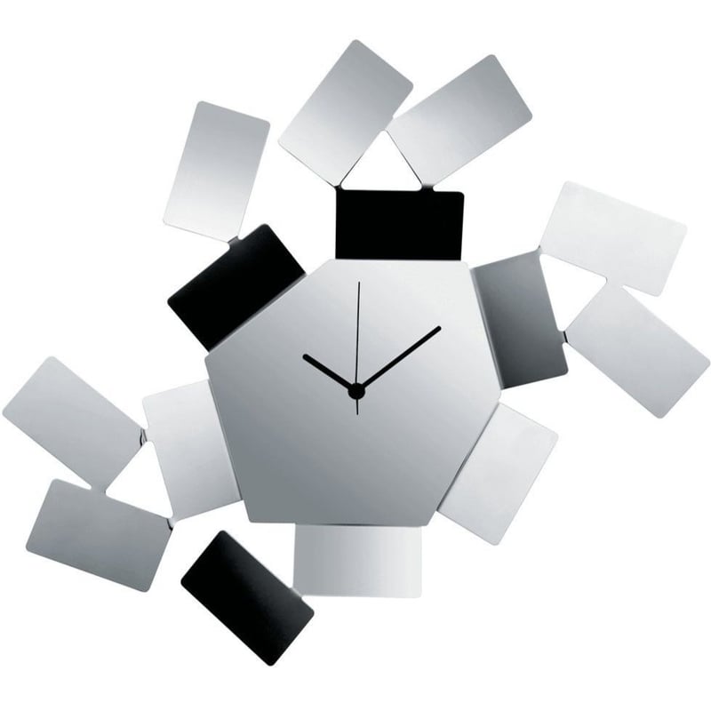 ALESSI 掛け時計 SCIROCCO シロッコ シルバー 楽天市場】アレッシィ ALESSI LA STANZA DELLO SCIR 掛け時計