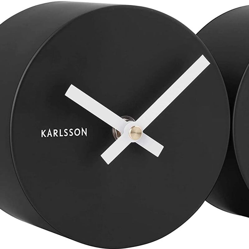 カールソン◇KARLSSON KA5789BK◇デュオ・鳩時計(黒)◇26㎝◇DUO CUCK