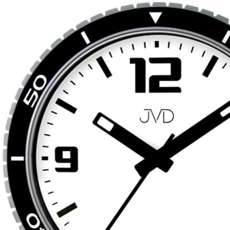 JVD◆HO296.1◆腕時計デザインクロック壁掛け時計◆直径29 cm◆チェコ共和国、東欧時計