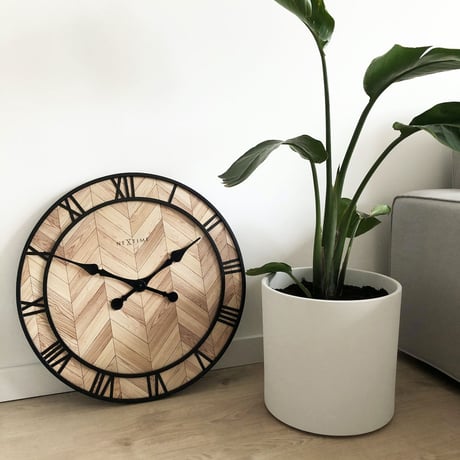 NEXTIME◆NEXT 3245◆ローマヴィンテージ掛け時計◆Ø58cm◆RomanVintage
