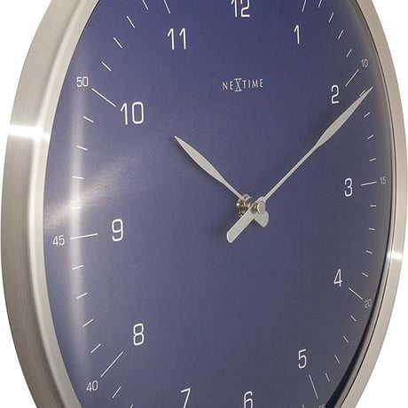 NEXTIME ◆NE-3243BL◆シンプルデザイン掛け時計◆サイレントクォーツ【正規輸入品】