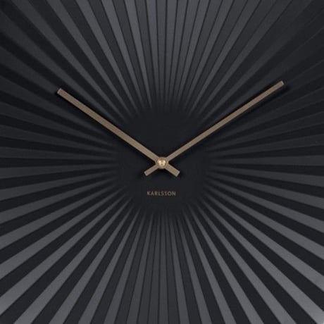 カールソン◆KARLSSON  KA5658BK◆センス 掛け時計(黒50cm)◆Sensu Clock Large