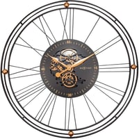 NEXTIME◆NEXT 3260GO◆ローマンギア掛け時計◆Ø90.5cm(特大サイズ)◆ROMAN GEAR