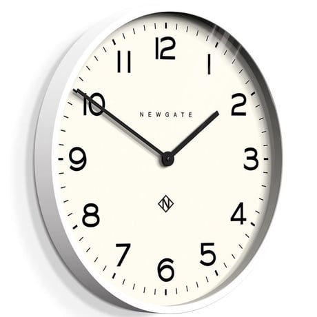 ニューゲート◆NUMONE149PW◆ナンバーワンエコークロック  大型掛け時計 (白、53㎝)◆Number One Echo Clock