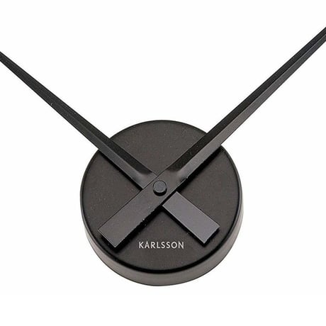カールソン◆KARLSSON  KA4348BK◆ロングハンズクロック(44cm)◆Little Big Time