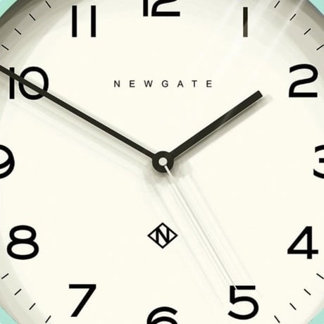 ニューゲート◆NUMTHR129AM◆ナンバースリーエコークロック  大型掛け時計 (アクアマリン、37㎝)◆Number Three Echo Clock