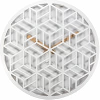 NEXTIME◆NEXT 3215WI◆ディスクリート・壁掛け時計(白)◆Ø 36cm◆NeXtime Wanduhr "DISCRETE"
