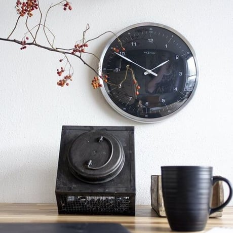 NEXTIME◆NEXT 3243ZW◆「60分」掛け時計◆Ø33cm◆60 minutes Wanduhr