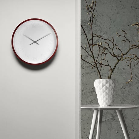 カールソン◆KARLSSON KA5471◆ミスターホワイト 掛け時計(ダークウッド)◆Mr White Numbers Wall Clock