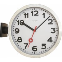 NEXTIME◆NEXT  3217◆「Station Double」ステーションダブル壁掛け時計◆44.5 x 38 x 13cm◆両面時計