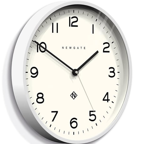 ニューゲート◆Newgate NUMTHR129PW◆ホワイト掛け時計 (37㎝)◆ナンバースリーエコー ウォールクロック