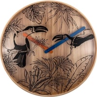 NEXTIME◆NEXT-3230◆Tropical Birds 掛け時計◆Tropic Like Nextime