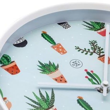NEXTIME◆NEXT  7348◆ネクスタイム サボテン掛け時計◆Ø30cm◆CACTUS