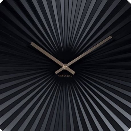 カールソン◆KARLSSON  KA5657BK◆センス 掛け時計(黒40 cm)◆Sensu Clock Medium