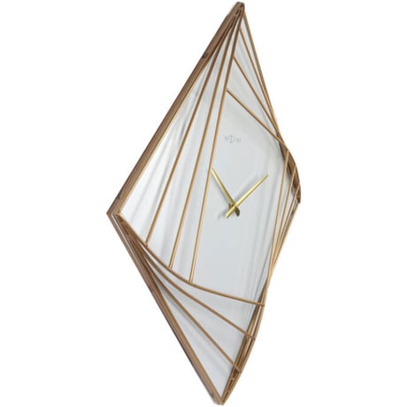 NEXTIME◆NEXT  3268◆ネクスタイム ターニングスクエア掛け時計◆85cm◆TURNING SQAURE
