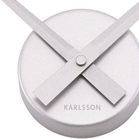 カールソン◆KARLSSON  KA4348SI◆ロングハンズクロック(44cm)◆Little Big Time Clock Mini