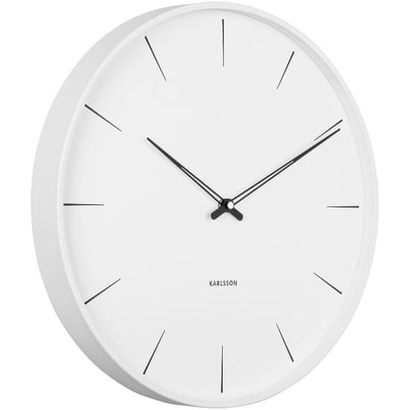 カールソン◆KARLSSON KA5834WH◆「LURE」 掛け時計(白)◆40㎝◆BOXTEL＆BUIJS
