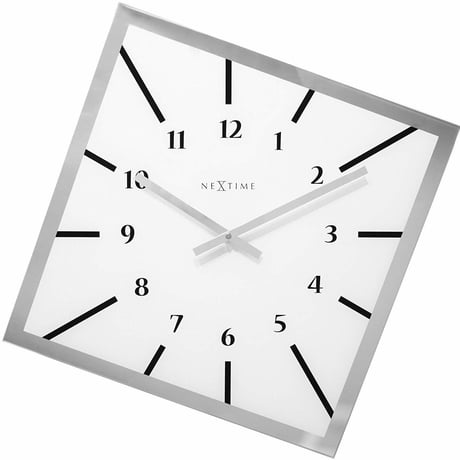 NEXTIME◆NEXT 8176WI◆オフバランス・壁掛け時計◆47 x 45,1 x 6,4 cm◆Off Balance