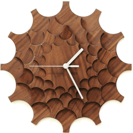 ARDEOLA◆ARD001.01.002◆歯車の壁時計・デザイン掛け時計 (クルミ)◆Cogwheel Wall Clock  のコピー
