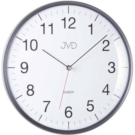 JVD◆HA16.2◆ノイズレスクロック 壁掛け時計◆チェコ共和国、東欧時計