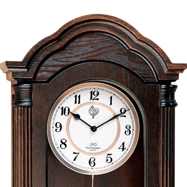 精工舎　TRADE MARK クラシック振り子時計 ダークブラウン JVD◇N9353.1◇クラシック壁掛け時計、振り子時計◇ダークブラウン