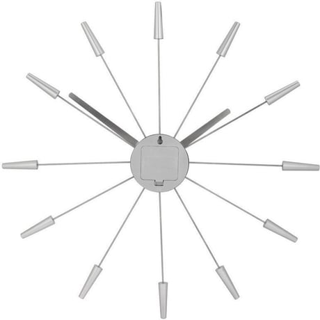 NEXTIME ◆NEXT 2610zi◆シルバープラグ掛け時計(シルバー)◆Plug Inn【正規輸入品】