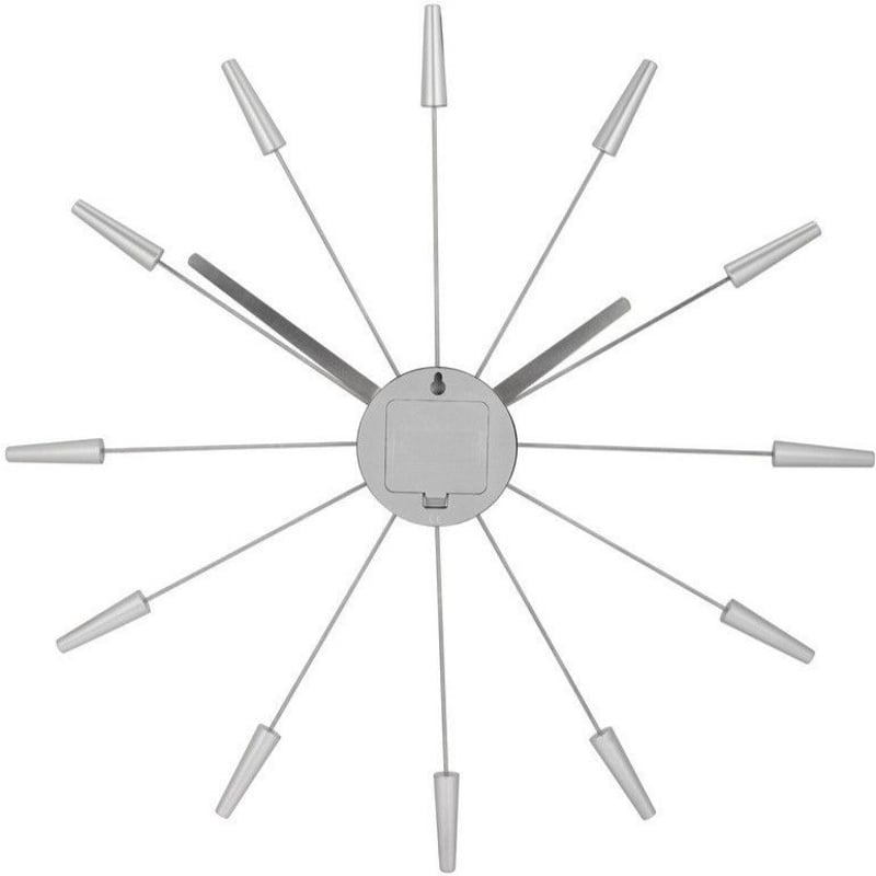 NEXTIME ◇NEXT 2610zi◇シルバープラグ掛け時計(シルバー)◇Plug Inn