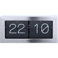 カールソン◆KARLSSON KA5642ST◆フリップ時計 パタパタ時計(スチール)◆Boxed Flip Clock