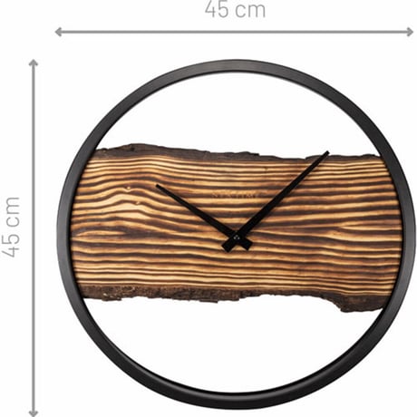 NEXTIME◆NEXT 3263BR◆フォレストラージ掛け時計◆直径45cm◆FOREST LARGE