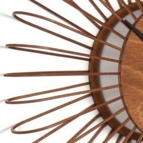 FARBFLUT DESIGN◆CIRCULO サーキュロ◆デザイナーの壁掛け時計◆55 cm◆コニャック