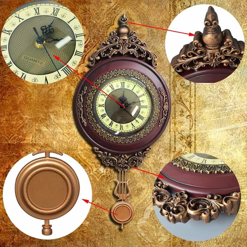GIFTGARDEN◇B07G4S1J1B◇アンティーク 掛け時計◇Vintage Wall GIFTGARDEN◇B07G4S1J1B◇アンティーク 掛け時計◇Vintage Wall
