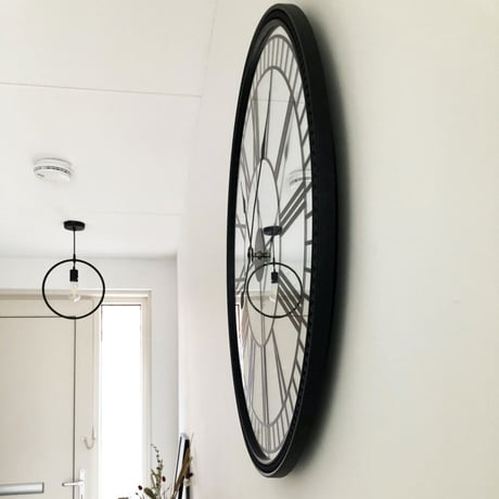 NEXTIME◆NEXT  3255◆ネクスタイム クレオパトラミラー掛け時計◆Ø56cm◆CLEOPATRA MIRROR