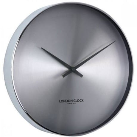 ロンドンクロック◆LONDON CLOCK  063298◆クローム仕上げの壁時計◆CHROME FINISH WALL CLOCK