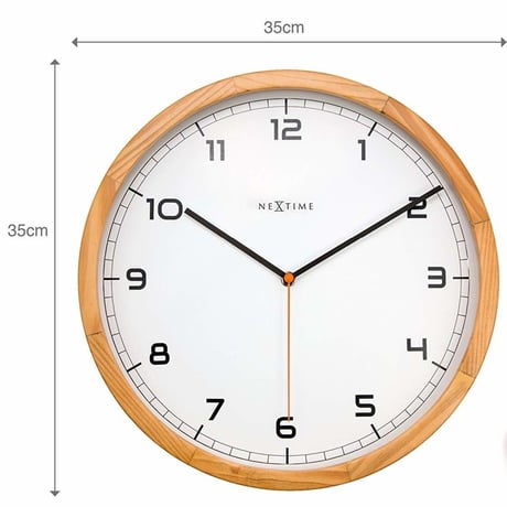 NEXTIME◆NEXT 3154 ◆シンプル  アナログ掛け時計◆Nextime Wanduhren modern