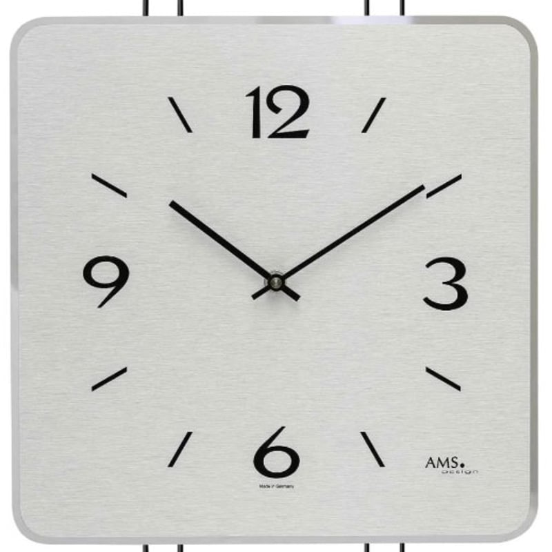 アームス ◇AMS 9690◇アルミニウム文字盤掛け時計◇クォーツ