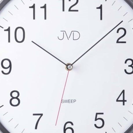 JVD◆HA16.2◆ノイズレスクロック 壁掛け時計◆チェコ共和国、東欧時計