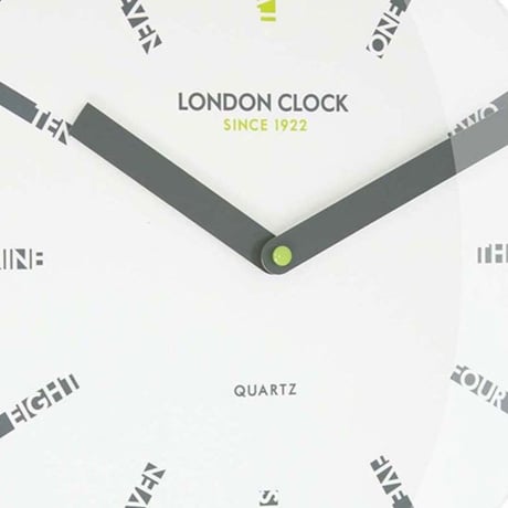 ロンドンクロック◆LONDON CLOCK 24416◆デザインウォールクロック(英数)◆クォーツムーブメント
