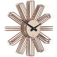 FARBFLUT DESIGN◆ESTRELLA エストレラ◆デザイナーの壁掛け時計◆35 cm◆トープ