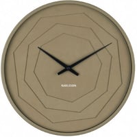 カールソン◆Karlsson KA5850MG◆レイヤード折り紙 壁掛け時計(30cm)◆モス◆LayeredOrigami
