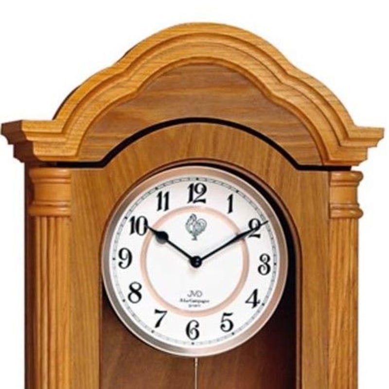 PALAIS 振り子 壁掛け置き時計 スイス製 花柄ブラック×ゴールド FLYMEe Parlor Wall Clock / フライミーパーラー 振り子時計