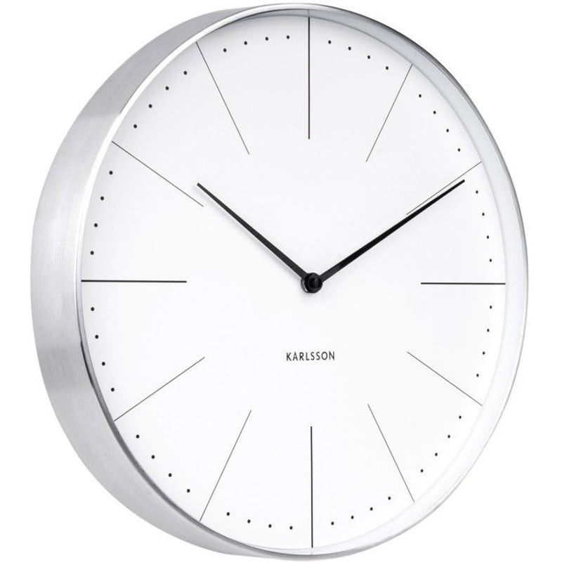 カールソン◇KARLSSON KA5681WH◇ノーマン壁掛け時計(ホワイト カールソン◇KARLSSON KA5681WH◇ノーマン壁掛け時計(ホワイト