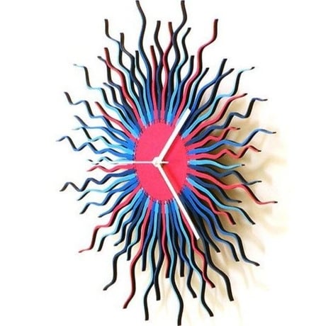 メデューサクロック◆ARD001.12.104◆デザイン掛け時計 (ブルー系)◆Medusa Wall Clock