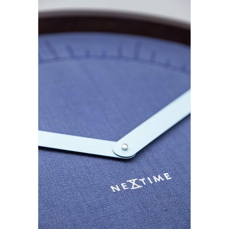 NEXTIME◆NEXT  3201◆"Calmest" 穏やかな壁掛け時計◆ø 50 cm x 4,5 cm◆ジェット・シャイブ