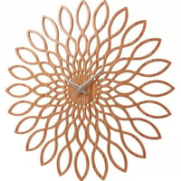 カールソン◆KARLSSON KA5394◆ウッド/ひまわり時計◆直径60cm◆Sunflower Clock
